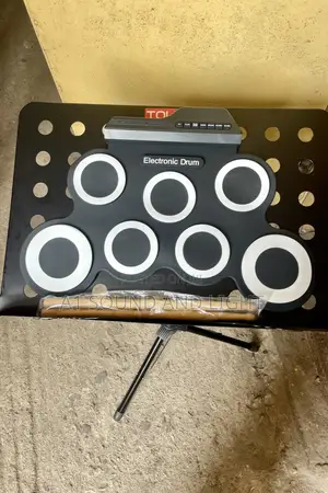 Portable Digital Electronic Drum Kit | Velocity-Sensitive Pads | Built-in Metronome | Headphone Output