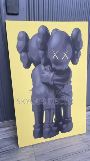 KAWS Wall Art Canvas Print – Stylish Inspirational KAWS Art for Home & Office Décor