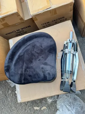 Adjustable Drum Seat - Professional Grade | Professional Drum Kit | Durable Build | Stage & Studio Ready