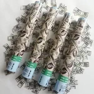 Dollar Theme Party Confetti Popper – Dollar-Note Paper Confetti for Parties & Celebrations