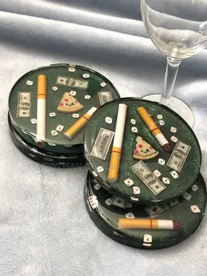 Resin Coaster Silicone Mould – Customized Design Mould for Epoxy Resin Coaster Making