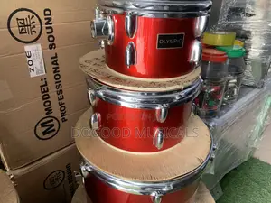 Olympic 5-pieces Drum Set With Cymbals | Complete Drum Kit | Hardware Included | Stage & Practice Ready