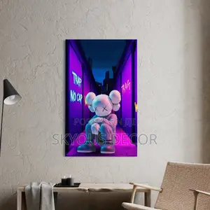 KAWS Wall Art Canvas Print – Stylish Inspirational KAWS Art for Home & Office Décor