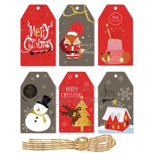 Christmas Gift Tags – Festive Decorative Tags for Packaging & Christmas Gift Boxes