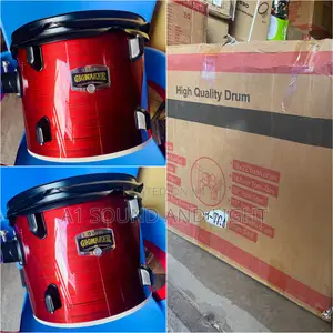 Yamaha Gigmaker Drum Set - [laser Red] | Complete Drum Kit | Hardware Included | Stage & Practice Ready