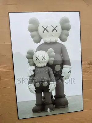 KAWS Wall Art Canvas Print – Stylish Inspirational KAWS Art for Home & Office Décor