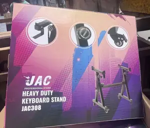 Jac Heavy Duty Keyboard Stand (jac 308) | Heavy-Duty Frame | Adjustable Height | Fits All Keyboard Sizes