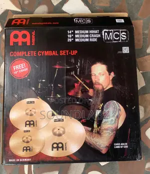 Meinl AA MCS 5-Piece Complete Cymbal Set – 14" Hi-Hat, 16" & 18" Crash, 20" Ride + Splash