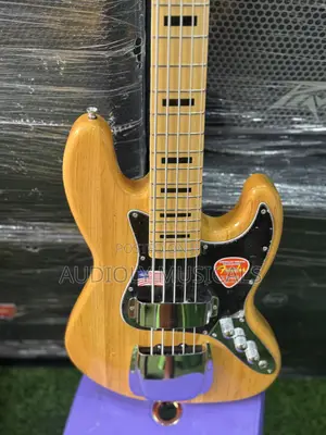 Fender Jazz Passive Bass Guitar Classic | Passive Pickups | Warm Vintage Tone | 4-String Electric Bass