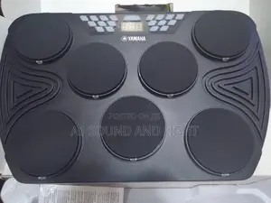 Yamaha Desktop Electronic Drum Set | Velocity-Sensitive Pads | Built-in Metronome | Headphone Output