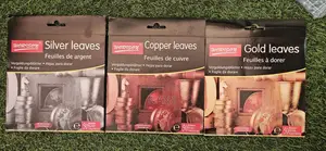 Gold, Silver ,Copper Leaves