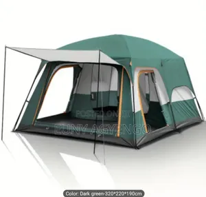 Camping Tent | Waterproof Rainfly | Mesh Ventilation | Aluminum Poles | Easy Setup | All-Season