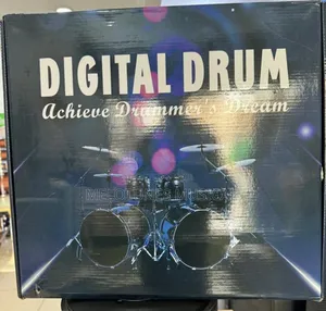 Electronic Digital Electronic Drum Kit 9-pad [intermediate] | Velocity-Sensitive Pads | Built-in Metronome | Headphone Output