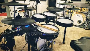 Mes 5-Piece Acoustic Drum Set – Bass Drum, Toms, Snare, Hi-Hat & Hardware Included