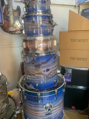 Pearl 5-Piece Drumset With 2cymbals – Complete Drum Cymbal Set for Beginners & Professionals