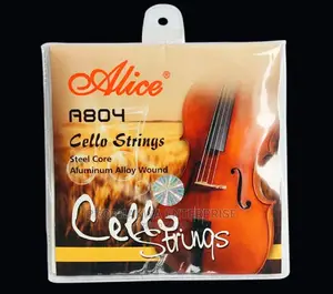 Cello Strings - Professional Grade | Corrosion-Resistant | Long-Lasting Tone | Easy Tuning Stability