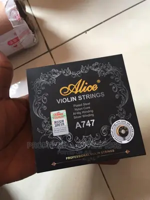 Alice A747 Violin String Set – Plain Steel & Alloy-Wound for Clear, Defined Tone & Long Life