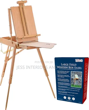 U.S. Art Supply French Style Sketchbox Easel – Plein Air & Studio Field Easel with Storage
