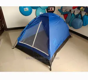 2 Person Camp Tent/ Outdoor Tent | Waterproof Rainfly | Mesh Ventilation | Aluminum Poles | Easy Setup | All-Season