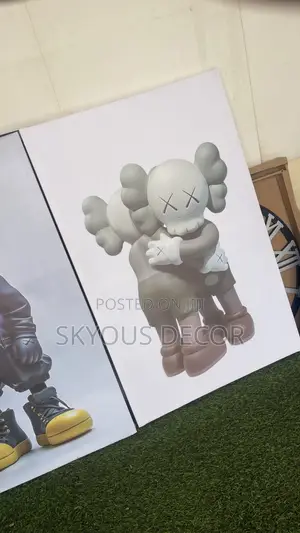 KAWS Wall Art Canvas Print – Stylish Inspirational KAWS Art for Home & Office Décor