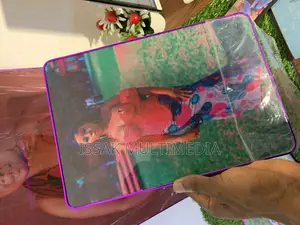 A4 Wood Picture Frame with Purple Edge – Elegant Desk & Wall Photo Display Frame