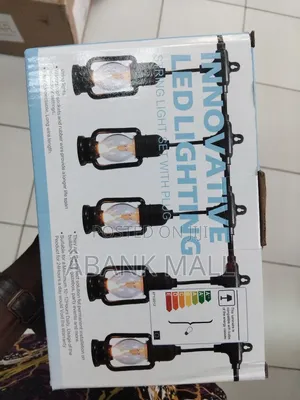 Waterproof Lamp Holder | Waterproof | String Light Set | 5m Length | Outdoor Garden & Camping Décor