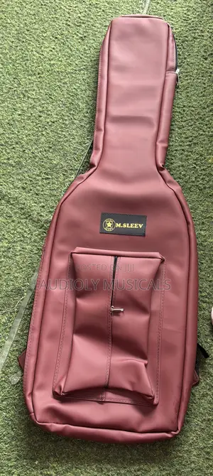 Bass Guitar Leather Bag