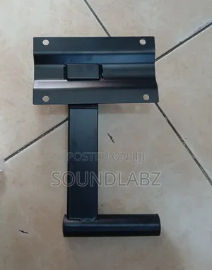 Wall Bracket PA Speaker Mount (Pair) – Adjustable Steel Bracket, Tilt & Swivel for Permanent Install