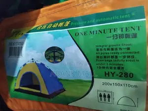 Camping Tent Automatic 3people | Waterproof Rainfly | Mesh Ventilation | Aluminum Poles | Easy Setup | All-Season