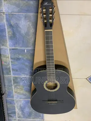 Professional Acoustic Guitar - Wooden Black | Steel-String | Warm Resonant Tone | Beginner to Pro