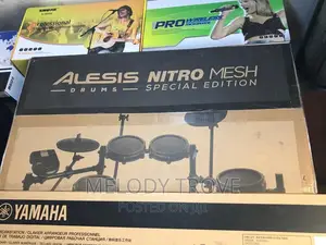 Alesis Nitro Mesh Electronic Drum Kit – 8-Piece USB MIDI e-Drum Set