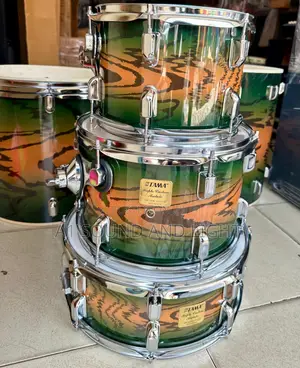 TAMA Maple Custom 5pcs Drum Set [Double Cymbal] – Complete Drum Cymbal Set for Beginners & Professionals