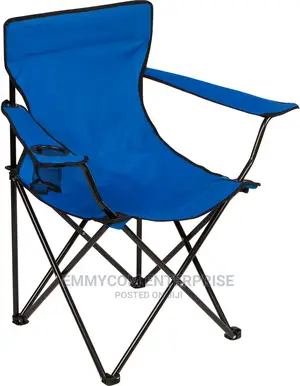 CAMPING Chair | Lightweight | Armrests & Cup Holder | Oxford Fabric | Load-Bearing Frame