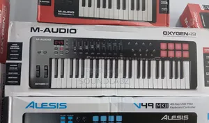 M-Audio Oxygen 49 MKV – 49-Key USB MIDI Controller – Smart Chord & Smart Scale Modes, Ableton Included