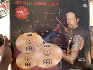 Meinl MCS 4-piece Complete Cymbals Set-up | Brilliant Finish | Crash Ride & Hi-Hat Combo | Live Performance Set