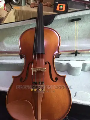 Christina 4/4 Full-Size Acoustic Violin – Spruce Top, Maple Back, Bow, Rosin & Hard Carry Case