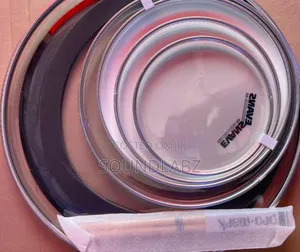 Evans EQ3 5-Piece Drum Head Set – Mylar Film Replacement Drumheads for Bass, Snare & Tom Drums