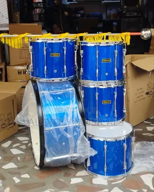 Parade Drumset (blue)6-set - Professional Grade | Complete Drum Kit | Hardware Included | Stage & Practice Ready