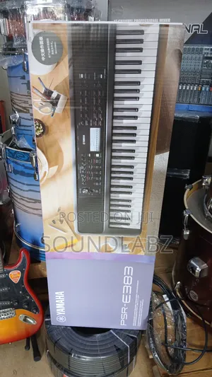 Yamaha PSR-E383 61-Key Touch-Sensitive Portable Keyboard – 650 Voices, 260 Styles & 125 Songs