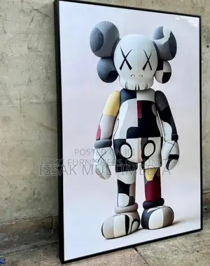 KAWS Wall Art Canvas Print – Stylish Inspirational KAWS Art for Home & Office Décor