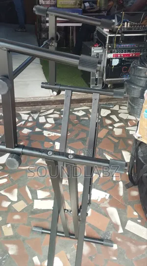 Double Keyboard Stand Adjustable