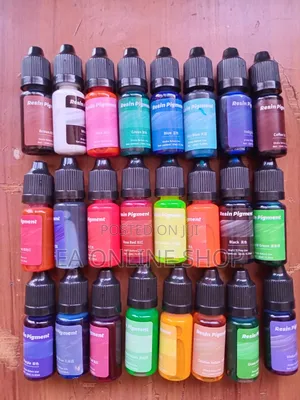 24-Piece UV Pigment Colour Set – 10ml Bottles for Epoxy Resin Art & Craft Projects