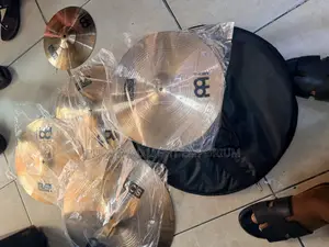 Meinl MCS Series Complete Cymbal Set – B8 Bronze, Hi-Hat, Crash & Ride for Beginner Drum Kits