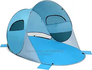 Automatic 2 Person Beach Camping Tent | Pop-Up | UV-Resistant | Sand Pegs Included | Beach & Outdoor