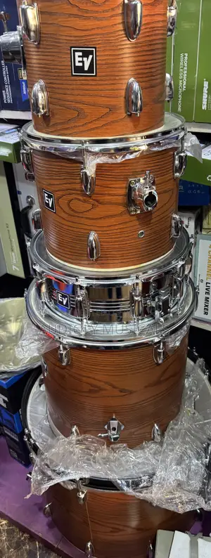 Full Set Ev Drum Set With Cymbals