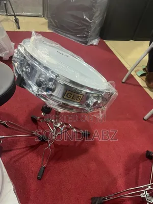 GLS Piccolo Snare Drum with Stand – High-Pitched Sharp Tone, Adjustable Stand Included