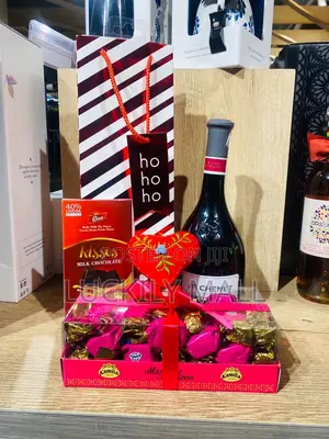 Wine & Chocolate Gift Package – Premium Bottle with Gourmet Chocolates for Occasions