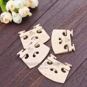 Violin Bridge – Maple Replacement Bridge for 3/4 & 4/4 Acoustic Violins, Precision-Fitted