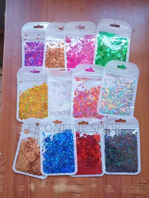 12-Piece Butterfly Glitter Set for Epoxy Resin – Shiny Colourful Butterfly Craft Glitters