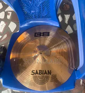 Sabian Crash Cymbal, 16 Inches Crash Cymbal (16'', Gold) | Fast Response | Bright Tone | Ideal for Live Performance